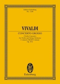 Vivaldi: Concerto grosso C Minor Opus 9/11 RV 198 (Study Score) published by Eulenburg